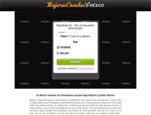 Tablet Screenshot of mujerescasadasmexico.com